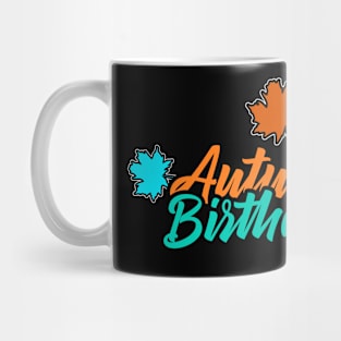 Autumn Birthday Mug